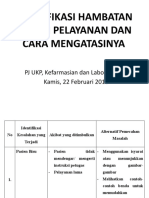 Identifikasi Hambatan Dalam Pelayanan Dan Cara Mengatasinya