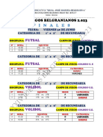 Finales - 30 de Junio - Juegos Belgranianos-1