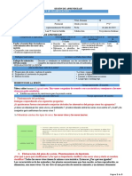 Sesión de Aprendizaje de C y T - 12-07-23