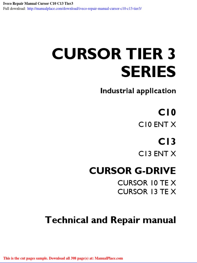 Iveco Cursor C10 C13 Repair Manual | PDF | Electrical Connector ...