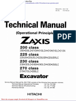 Hitachi Zx200 270 Technical Man Operation Prin