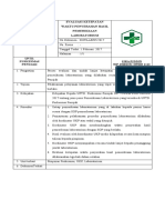 Sop Evaluasiketepatan Waktu Penyerahan Hasil Pemeriksaan Laboratorium