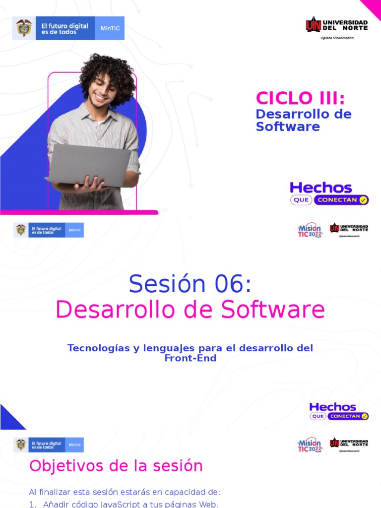 Slides software sesi n 06 pdf script java lenguaje de programaci n