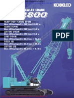 Kobelco Hydraulic Crawler Crane Cke1800 1f Specifications 23k13827