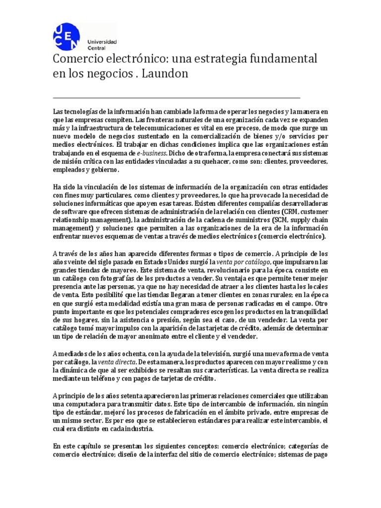Estrategias de Comercio Electrónico | PDF | Negocios