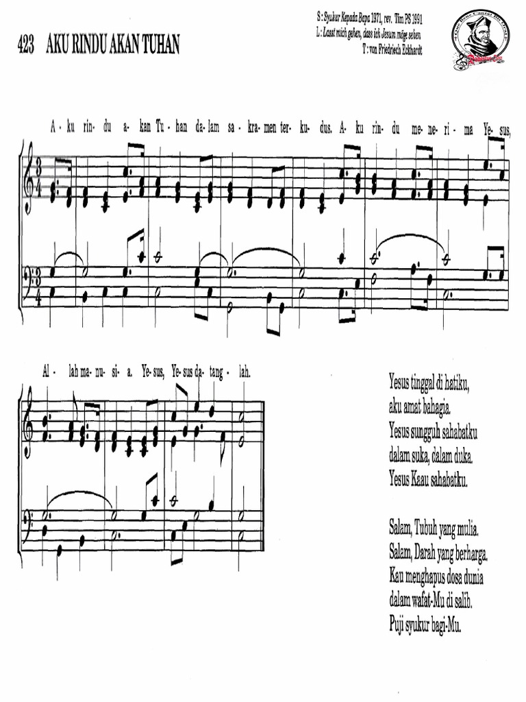 423 - Aku Rindu Akan Tuhan | PDF