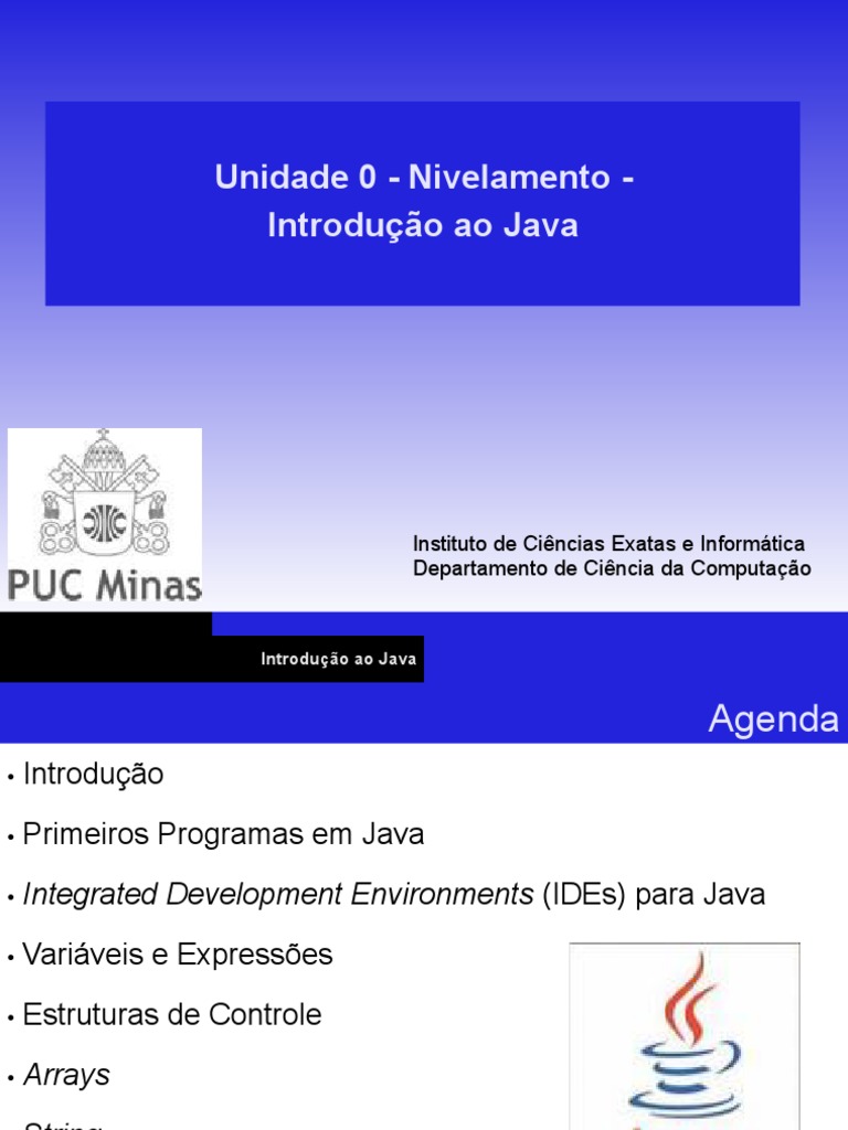 Introdução ao Java: Conceitos e Exemplos | PDF | Java (linguagem de ...