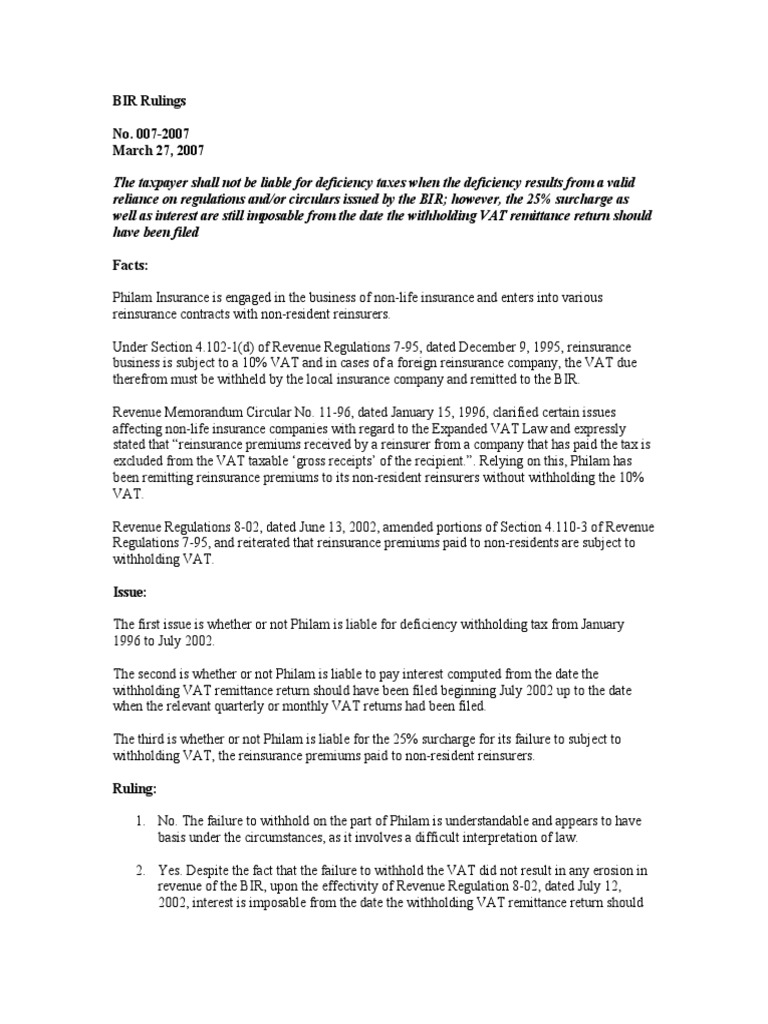 Bir Ruling 213 2015