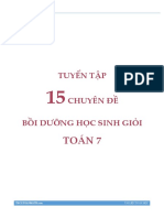 Tuyen Tap 15 Chuyen de Boi Duong Hoc Sinh Gioi Toan 7