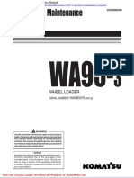 Komatsu Wa95 3 Operation Maintenance Manual