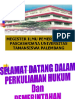 Hukum & Tata Pemerintahan Yang Baik