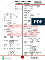 Álgebra 01 Anual