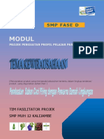 Modul Projek - Modul Projek Tema Kewirausahaan SMP Muhammadiyah 12 Kalijambe - Fase D