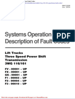 Doosan Forklift 3wg 116 161 Speed Trans Fault Codes