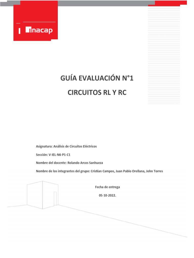 Analisis De Circuitos Electricos Guia Pdf Red Eléctrica Análisis