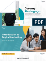 Introduction To Digital Marketing - Market Research