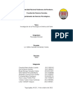 Investigacion de La Psicologia en America Del Norte