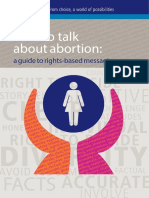 IPPF - How To Talk About Abortion - A Guide To Rights-Based Messaging