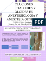 Soluciones Cristaloides y Coloides