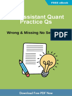 RBI Assistant Quant Qs