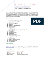 Call for papers-International Journal on Cybernetics & Informatics (IJCI)