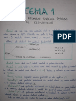 Tema 1 - Chimie Anorganică Bac