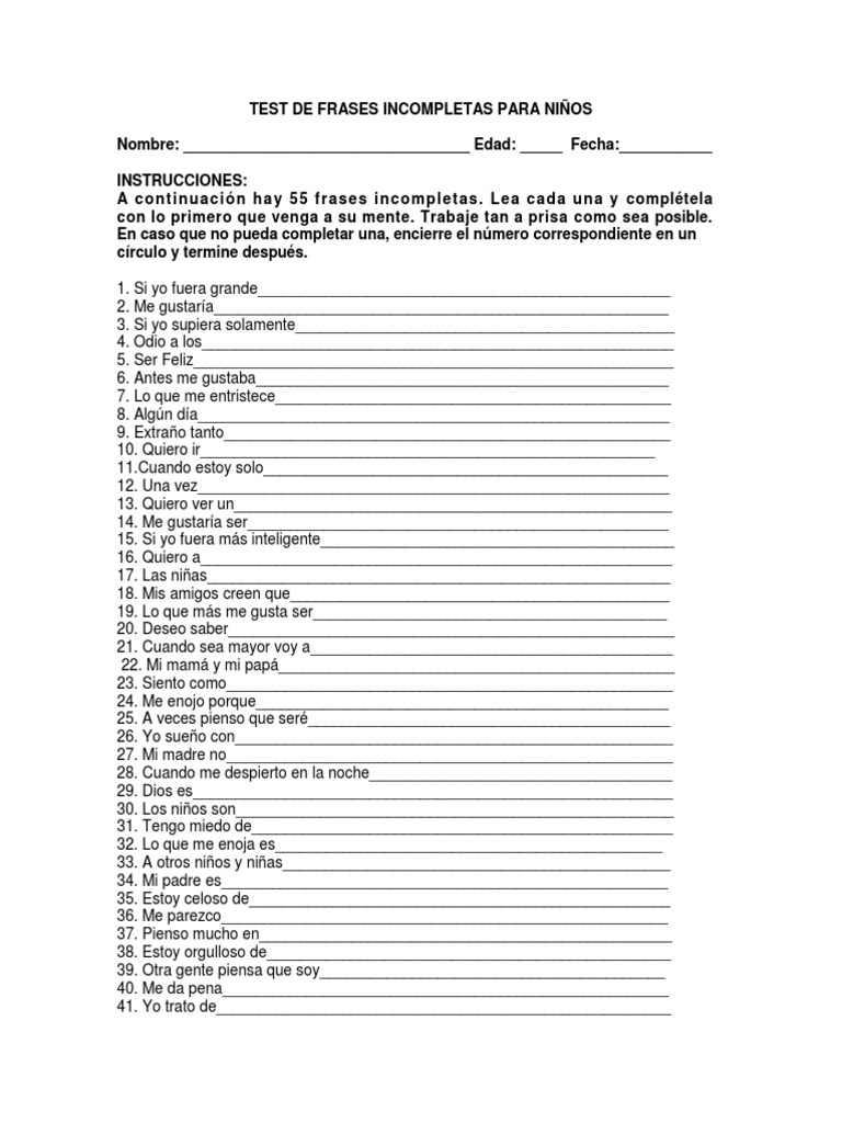 test-de-frases-incompletas-para-ninos-pdf