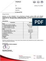 Permohonan Pengujian PVD Tol Binjai - Brandan Zona 4 - PT - GD