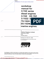 Perkins 3 152 Series Engine Workshop Manual