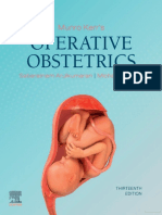 MCU 2020 Munro Kerr's Operative Obstetrics 13th Edition