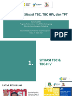 Kebijakan Dan Situasi TBC, TBC HIV, Dan TPT Nasional