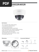 QND-6012R/6022R/6032R: 2MP Network IR Dome Camera