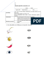 Evaluación J y M PACI