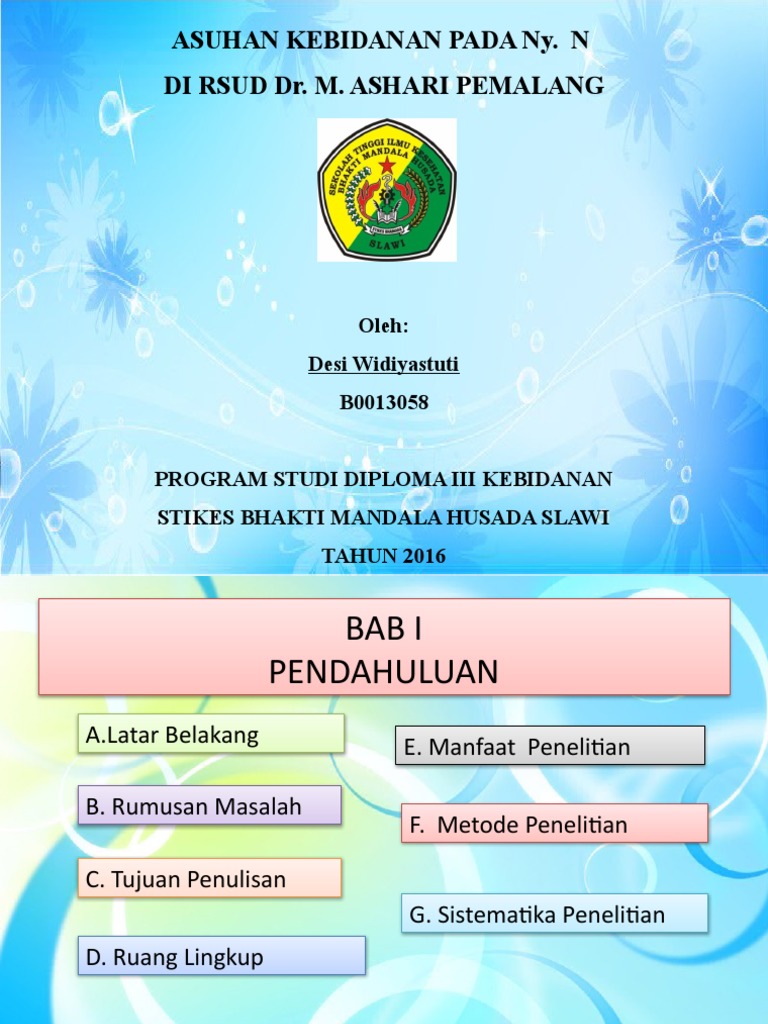 ppt TUGAS AKHIR | PDF