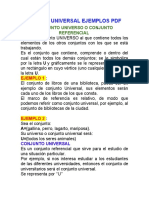 Conjunto Universal Ejemplos PDF
