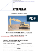 Caterpillar 320 330 Hydraulic Excavator Electronic Control Unit