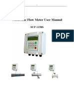 Ultrasonic Flow Meter User Manual: SUP-1158S