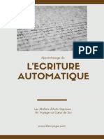 Apprentissage de l'Ecriture-Automatique