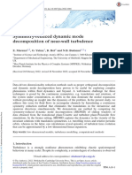 Symmetry Reduced Dynamic Mode Decomposition of Near Wall Turbulence