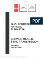 Isuzu Service Manual s1000 Transmission