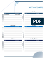 Bubbles Appointment Calendar