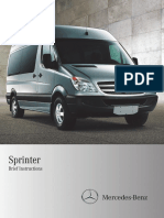 Mercedes Benz Sprinter Brief 2010 Instructions Manual