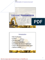 Caterpillar Cx31 Transmission Shop Manual