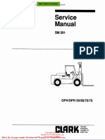 Clark SM 591 Service Manual