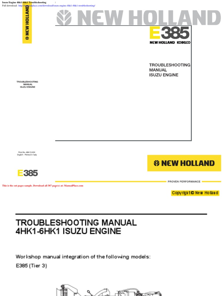 ISUZU 4HK1 ENGINE MANUAL FREE DOWNLOAD visual data 7