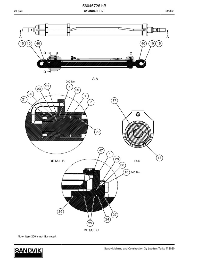 Cylinder, Tilt | PDF | Tools | Equipment