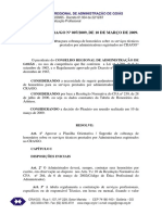 Tabela Remuneração Honorários Periciais CRA-GO