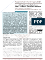 Identification and Antifungal Susceptibility Pattern of Candida Species Causing Oral Thrush and Vaginal Candidiasis