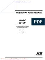JLG g6 42p Telehandler Parts Manual