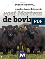 Tecnologia de Abate e Linhas de Inspeção Post Mortem de Bovinos